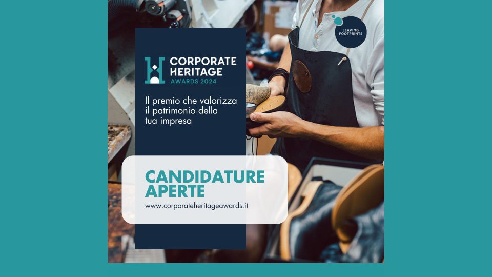 Corporate Heritage Awards 2024: aperte le candidature con il patrocinio dell’Associazione Marchi Storici d’Italia