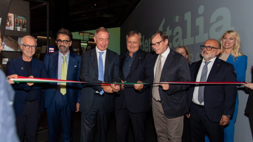 Francesco Zurlo, Armando De Nigris, Ministro Adolfo Urso, Sindaco di Venezia Luigi Brugnaro, Vincenzo Marinese, Carlo Martino