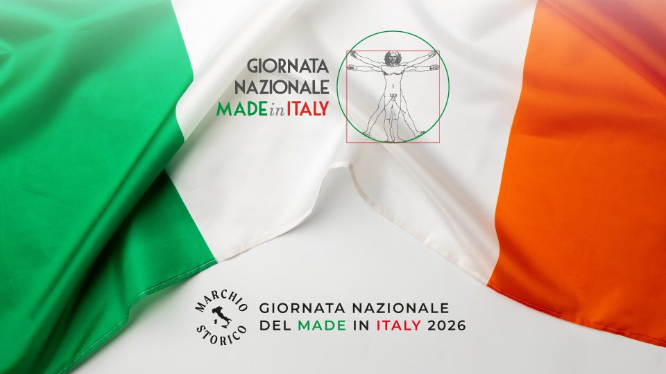 Locandina della Giornata Nazionale del Made in Italy 2026 dedicata al tema Giovani competenze per il Made in Italy, promossa dal Ministero delle Imprese e del Made in Italy.
