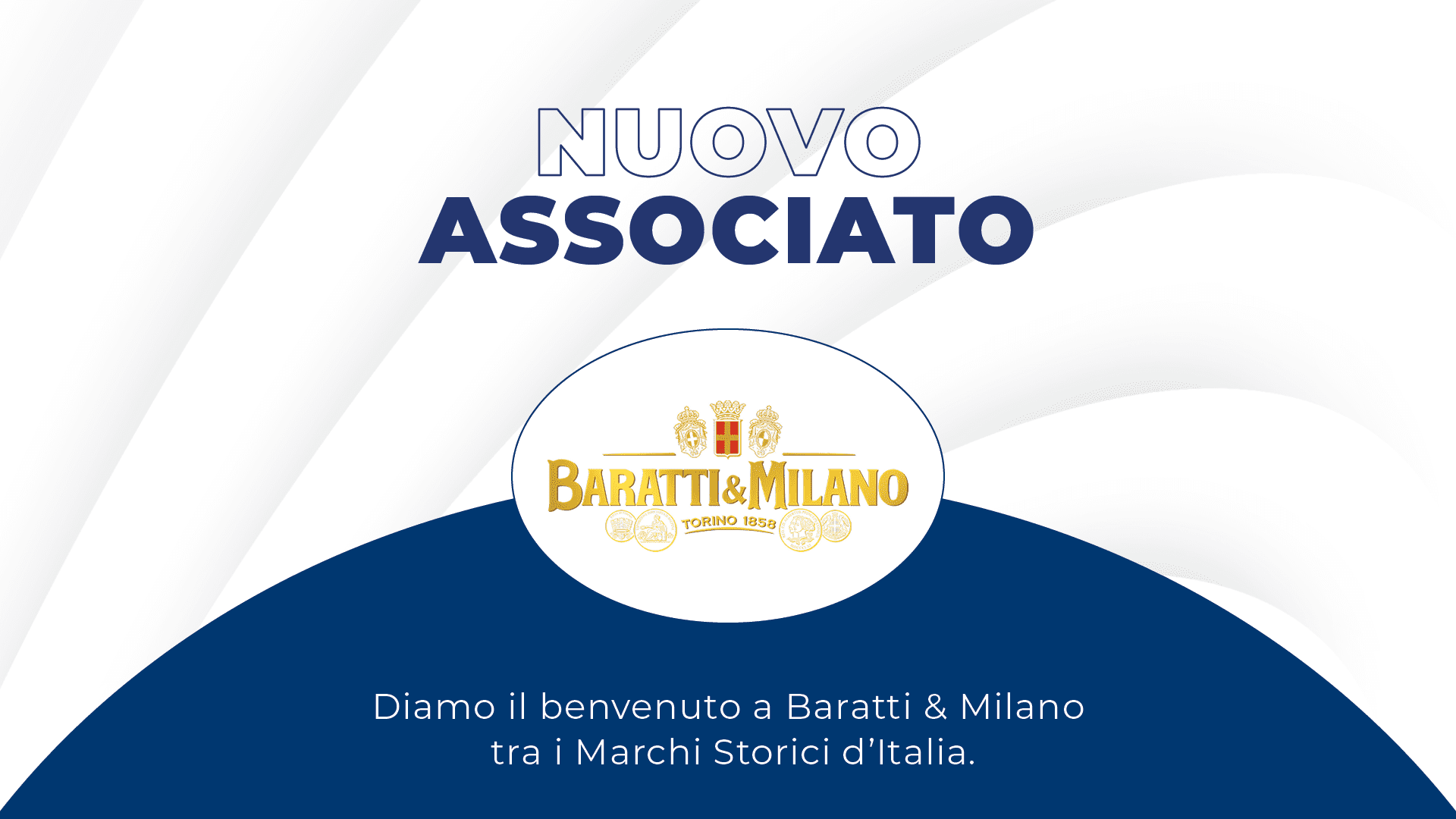 Baratti & Milano entra a far parte dell’Associazione Marchi Storici d’Italia L’Associazione Marchi Storici d’Italia è lieta di annunciare l’ingresso tra i propri Soci del marchio Baratti & Milano, iscritto al Registro Speciale dei Marchi Storici di Interesse Nazionale il 30 luglio 2024. Fondata a Torino nel 1858 da Ferdinando Baratti ed Edoardo Milano, Baratti & Milano è una delle più antiche e raffinate espressioni della tradizione dolciaria italiana. I suoi cremini, oggi rappresentati da 14 deliziose interpretazioni, i gianduiotti e la celebre Caramella Classica hanno contribuito a costruire un patrimonio di gusto e bellezza che, da oltre un secolo e mezzo, accompagna il fascino del leggendario Caffè Baratti & Milano, aperto nel 1875 nella Galleria Subalpina di Piazza Castello, ancora oggi luogo d’incontro di cittadini e turisti tra storia, eleganza e piacere. Grazie a questi due pilastri – i prodotti simbolo della tradizione e un “Locale Storico d’Italia” – l’Azienda ha consolidato una reputazione fondata su qualità, stile e autenticità, rappresentando un punto di riferimento nel mondo del cioccolato e della pasticceria piemontese. Baratti & Milano continua a distinguersi per la produzione artigianale e la costante ricerca dell’eccellenza, dalla selezione delle materie prime alla cura meticolosa di ogni preparazione. Con l’ingresso di Baratti & Milano, l’Associazione accoglie un marchio che, con oltre 160 anni di storia, rappresenta non solo un patrimonio produttivo di rilievo nazionale, ma anche un simbolo culturale del Made in Italy. Benvenuta Baratti & Milano tra i Marchi Storici d’Italia!