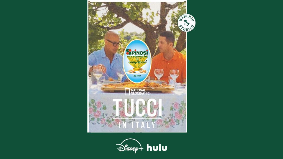 Pastificio Spinosi nella serie Tucci in Italy